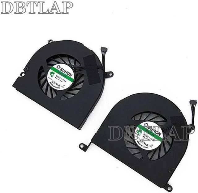Alt view image 4 of 6 - DBTLAP Laptop CPU Fan for Apple MacBook Pro Unibody A1297 MC226 MC227 17" Left & Right CPU + GPU Cooling Fan 661-5044 661-5043 MG45070V1-Q020-S99 KSB0605HC 8L99