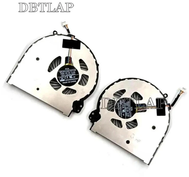 Alt view image 2 of 5 - DBTLAP Fan for HP Omen 15-5000 15-5100 15-5200 15T-5000 15T-5100 15-5020CA CPU + GPU Cooling Fan 788600-001 023.10028.0011 023.10029.0011