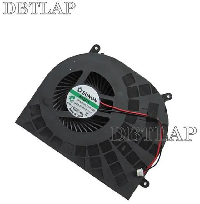 Alt view image 3 of 6 - DBTLAP CPU Cooling Fan for Shenzhou Hasee T6 T6S T1MR X6S-m2 Laptop Fan
