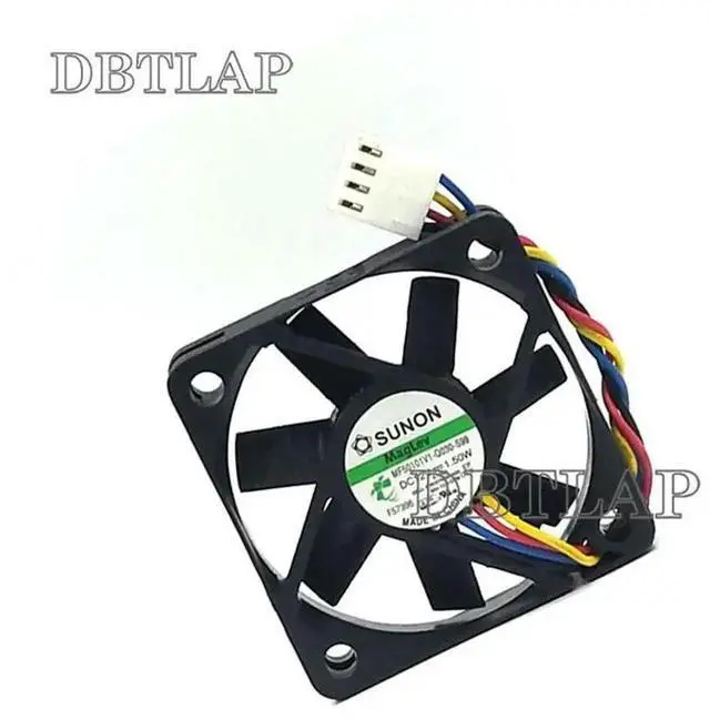 Alt view image 2 of 6 - DBTLAP for Sunon MF50101V1-Q030-S99 5010 12V 1.50W 5cm Four-Wire PWM Cooling Fan YTPRY