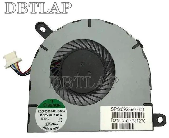 Main image of DBTLAP CPU Cooling Fan Cooler for HP Spectre XT 15-4000 15-4011n 15-4000ea Touchsmart Ultrabook 700803-001