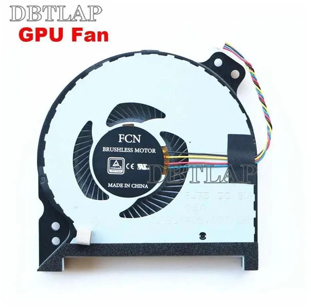 Alt view image 2 of 6 - DBTLAP Laptop GPU Cooling Fan for MACHENIKE F117-S F117-S6 F117-S11 FJ7D DC 5V 0.5A