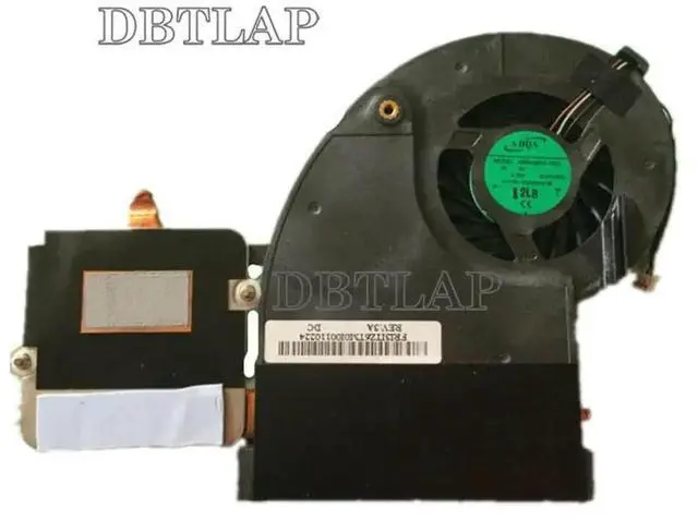 Main image of DBTLAP Laptop CPU Cooling Fan with Heatsink for Toshiba Qosmio X500 X505 X505-Q870 X505-Q880 X505-Q887 X505-Q888 ADDA AB9005HX-DD3 5V 0.50A