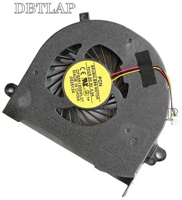 Alt view image 2 of 6 - DBTLAP Cooling Fan for Toshiba Satellite c75-a-13p c75-a-13r Laptop Fan