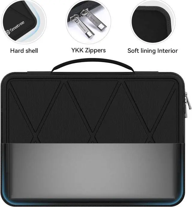 Alt view image 6 of 7 - Smatree Hard EVA Protective Sleeve Case Compatible for 15.6 inch Acer Nitro 5 Gaming Laptop Slim and Anti-Shock Case Notebook Bag(M107)