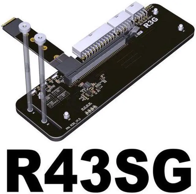 Main image of ADT R43SG 4.0 M.2 NVMe To PCIe 4.0 x16 Connector PCI-E 16x To M.2 M Key Extension Cable Adapter eGPU For NUC/ITX/STX/Notebook PC Cable length: 25cm Color: R43SG-3.0