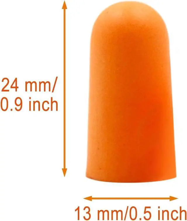 Alt view image 6 of 7 - 500 Pairs of Quality Foam Earplugs - 32dB Noise Cancelling Sound Blocking Calmer Soft High Decibel Ear Plugs for Sleeping Travel Loud Music Concert Shooting Work Construction Safety Hearing Protection
