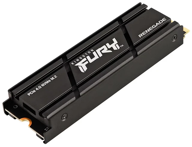 Alt view image 3 of 5 - Kingston FURY Renegade 2TB PCIe 4.0 NVMe M.2 2280 SSD with Aluminum Heatsink, 3D TLC with DRAM Cache, Up to 7300MB/s Read 7000MB/s Write, 2000TBW, PS5 Ready, Internal Solid State Drive for Gaming Desk