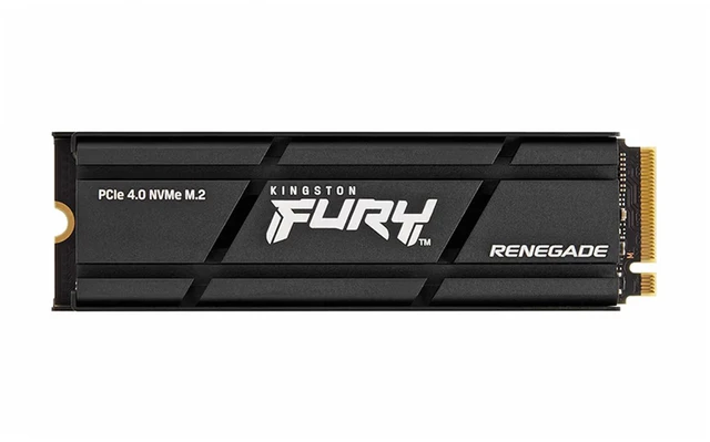 Alt view image 2 of 5 - Kingston FURY Renegade 2TB PCIe 4.0 NVMe M.2 2280 SSD with Aluminum Heatsink, 3D TLC with DRAM Cache, Up to 7300MB/s Read 7000MB/s Write, 2000TBW, PS5 Ready, Internal Solid State Drive for Gaming Desk
