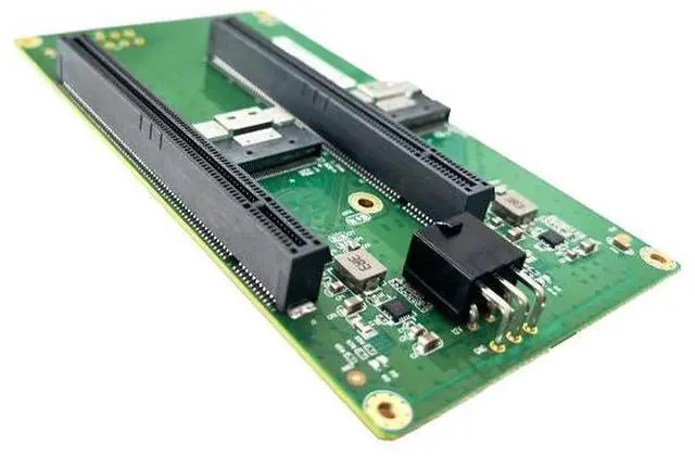 Main image of eshinreal 2*SFF-8654 8I to 2*PCIe4.0 x16 slot riser with ATX 2*3 pin GPU Power Connector