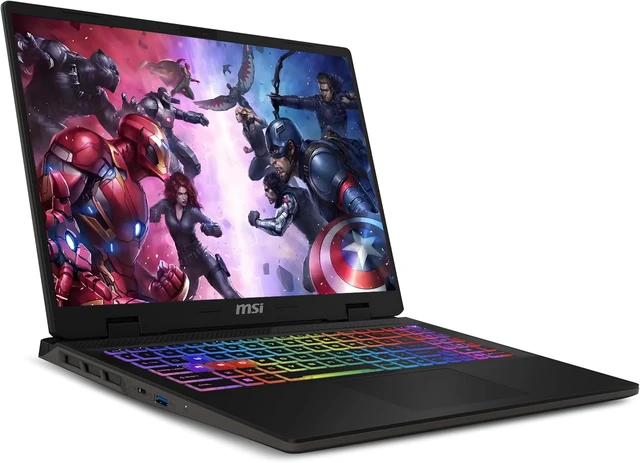 Alt view image 2 of 6 - MSI Sword 16HX 16" 144Hz Gaming FHD+ NVIDIA GeForce RTX 4060 Intel Core i7-14650HX (Beats i9-13900HX) 64GB DDR5 RAM 1TB SSD 24-Zone RGB Backlit Wi-Fi 6E Bluetooth 5.3 Windows 11 Home