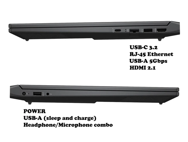 Alt view image 6 of 7 - HP Victus 15.6" FHD 144Hz Gaming Laptop NVIDIA GeForce RTX 4050 Intel Core i5-13420H (Beat i7-1355U) 64GB RAM 2TB SSD Wi-Fi 6 Bluetooth 5.3 Backlit KB USB-C HDMI Windows 11 Pro Gray | Cooling PAD