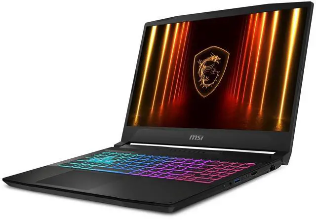 Alt view image 3 of 7 - MSI Katana 15.6" QHD 165Hz Gaming Laptop Intel Core i7-14650HX (Beat i9-13900HX) NVIDIA GeForce RTX 5070 GDDR7 64GB DDR5 RAM 1TB SSD 4 zone RGB keyboard WiFi 6E BT 5.3 HDMI Windows 11 Home Black