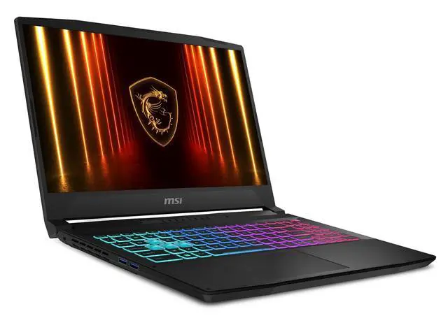 Alt view image 2 of 7 - MSI Katana 15.6" QHD 165Hz Gaming Laptop Intel Core i7-14650HX (Beat i9-13900HX) NVIDIA GeForce RTX 5070 GDDR7 64GB DDR5 RAM 1TB SSD 4 zone RGB keyboard WiFi 6E BT 5.3 HDMI Windows 11 Home Black