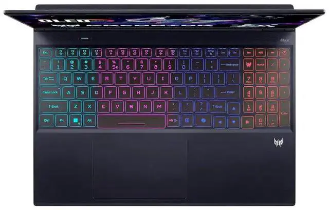 Alt view image 4 of 7 - Acer Predator Helios Neo 16S AI Gaming Laptop 16" OLED WQXGA 240Hz GeForce RTX 5060 Intel core Ultra 9 275HX (Beat i9-14900HX) 64GB DDR5 RAM 1TB SSD RGB Backlit HDMI Wi-Fi DP Windows 11 Pro Black