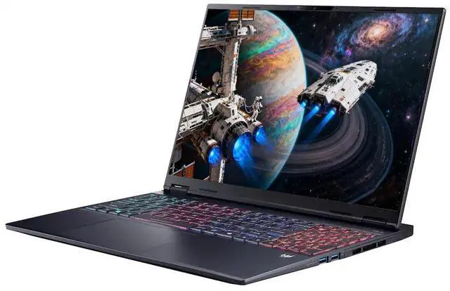 Alt view image 3 of 7 - Acer Predator Helios Neo 16S AI Gaming Laptop 16" OLED WQXGA 240Hz GeForce RTX 5060 Intel core Ultra 9 275HX (Beat i9-14900HX) 64GB DDR5 RAM 1TB SSD RGB Backlit HDMI Wi-Fi DP Windows 11 Pro Black