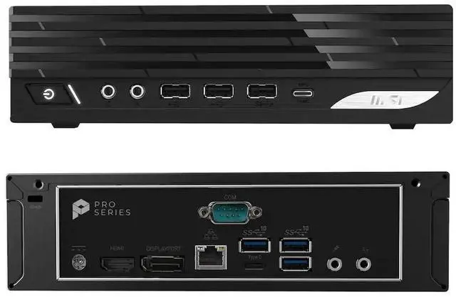 Alt view image 7 of 7 - MSI PRO DP21 Business Mini Desktop Intel core i7-14700 (Beat Ultra 7 265) Intel UHD 770 Graphics 16GB DDR5 RAM 2TB SSD Wi-Fi 6E Bluetooth HDMI Displayport USB-C KB and Mouse Windows 11 Pro Black