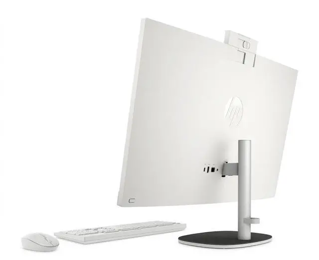 Alt view image 4 of 6 - HP 27" FHD All-in-One Touchscreen Desktop PC AMD Ryzen AI 7 350 (Beat Ultra 7 255H) AMD Radeon 860M 32GB DDR5 RAM 1TB SSD Wi-Fi 6 BT 5.4 RJ45 Wireless KB and Mouse 1080p Webcam Windows 11 Home White