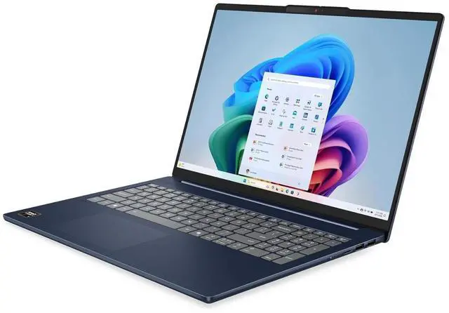 Alt view image 2 of 7 - Lenovo IdeaPad Slim 5 16" FHD+ Touchscreen Business AMD Ryzen AI 7 350 (Beat Core Ultra 7 255H) AMD Radeon 860M 64GB DDR5 RAM 2TB SSD Wi-Fi 7 BT 5.4 Backlit KB Webcam Copilot AI Windows 11 Home Blue