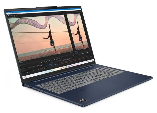 Alt view image 3 of 7 - Lenovo IdeaPad Slim 5 16" FHD+ Touchscreen Business AMD Ryzen AI 7 350 (Beat Core Ultra 7 255H) AMD Radeon 860M 16GB DDR5 RAM 2TB SSD Wi-Fi 7 BT 5.4 Backlit KB Webcam Copilot AI Windows 11 Home Blue