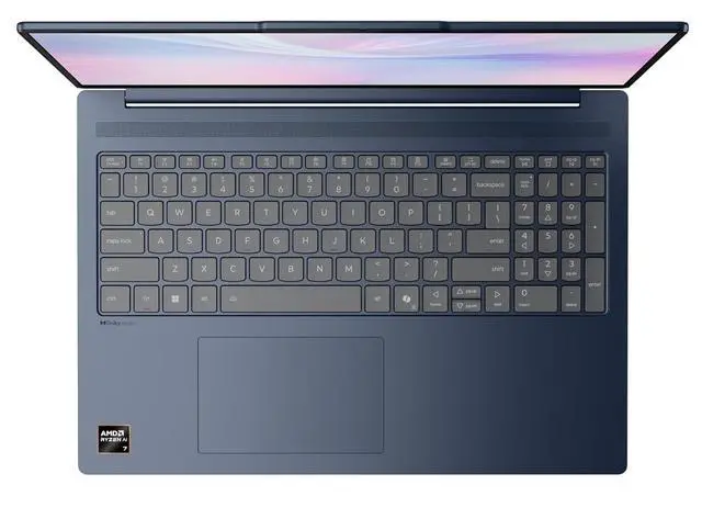 Alt view image 4 of 7 - Lenovo IdeaPad Slim 5 16" FHD+ Touchscreen Business AMD Ryzen AI 7 350 (Beat Core Ultra 7 255H) AMD Radeon 860M 16GB DDR5 RAM 2TB SSD Wi-Fi 7 BT 5.4 Backlit KB Webcam Copilot AI Windows 11 Home Blue
