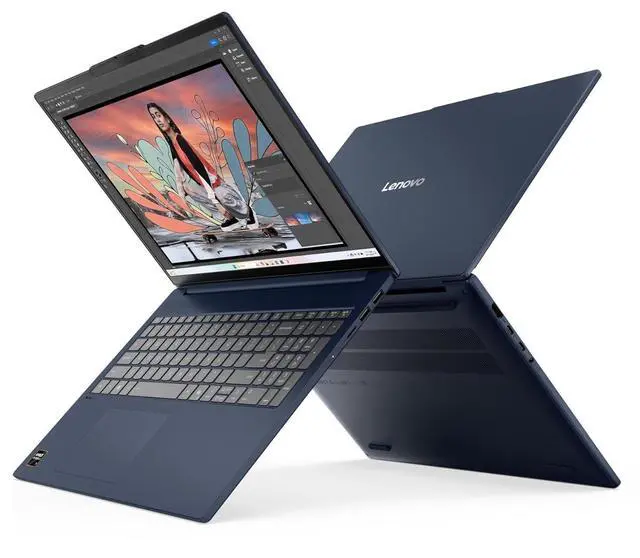 Alt view image 5 of 7 - Lenovo IdeaPad Slim 5 16" FHD+ Touchscreen Business AMD Ryzen AI 7 350 (Beat Core Ultra 7 255H) AMD Radeon 860M 16GB DDR5 RAM 2TB SSD Wi-Fi 7 BT 5.4 Backlit KB Webcam Copilot AI Windows 11 Home Blue
