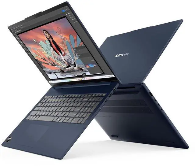 Alt view image 5 of 7 - Lenovo IdeaPad Slim 5 16" FHD+ Touchscreen Business AMD Ryzen AI 7 350 (Beat Core Ultra 7 255H) AMD Radeon 860M 64GB DDR5 RAM 1TB SSD Wi-Fi 7 BT 5.4 Backlit KB Webcam Copilot AI Windows 11 Home Blue