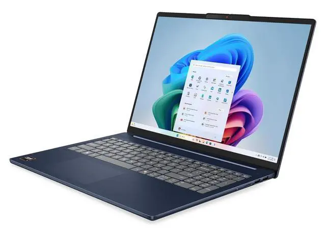 Alt view image 2 of 7 - Lenovo IdeaPad Slim 5 16" FHD+ Touchscreen Business AMD Ryzen AI 7 350 (Beat Core Ultra 7 255H) AMD Radeon 860M 32GB DDR5 RAM 2TB SSD Wi-Fi 7 BT 5.4 Backlit KB Webcam Copilot AI Windows 11 Home Blue