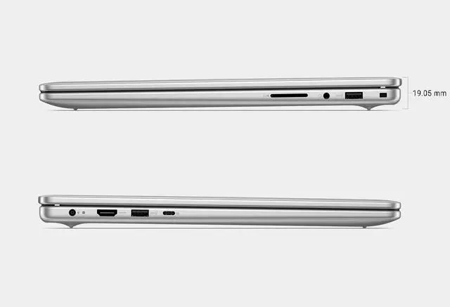 Alt view image 6 of 7 - Dell 16 Plus Business 16" FHD+ Touchscreen AMD Ryzen AI 7 350 (Beat Ultra 7 255HX) AMD Radeon Graphics 16GB DDR5 RAM 512GB SSD Wi-Fi 6E BT 5.3 HDMI Backlit KB FP Reader Copilot+ Windows 11 Home Silver