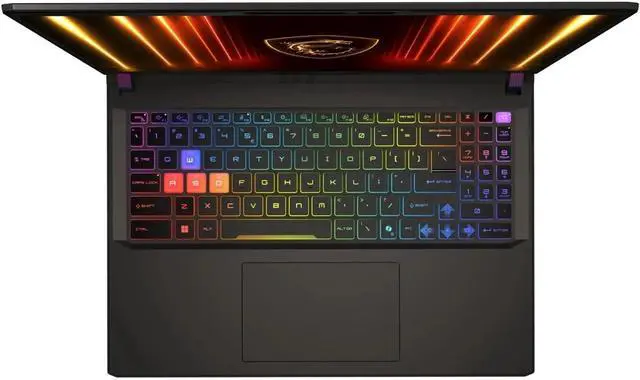 Alt view image 4 of 7 - MSI Vector A16 16" QHD+ 240Hz Gaming Laptop AMD Ryzen 9 8940HX (Beat i9-14900HX) NVIDIA GeForce RTX 5070 Ti 32GB DDR5 RAM 2TB SSD Wi-Fi 7 BT 5.4 RGB Backlit Keyboard HDMI 2.1 Windows 11 Pro Black