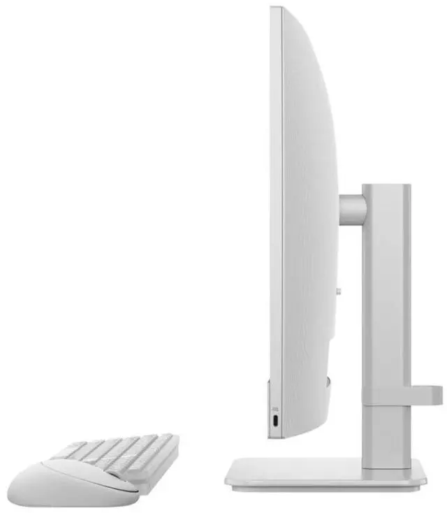 Alt view image 5 of 7 - Dell All-in-One Business Desktop 23.8" FHD Touchscreen intel Core Ultra 7 355 (Beats i7-14700) Intel Graphics 64GB DDR5 RAM 2TB SSD Wi-Fi 7 BT 6.0 HDMI RJ-45 Keyboard and Mouse Windows 11 Pro White