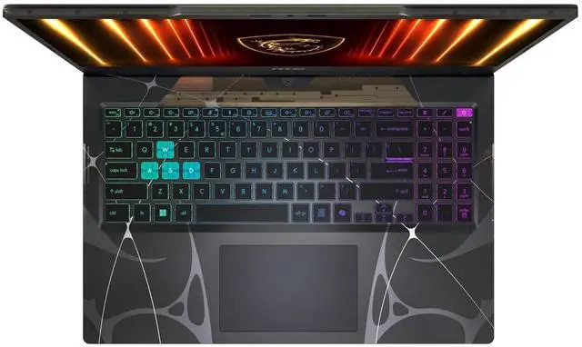 Alt view image 2 of 7 - MSI Cyborg AI Gaming Laptop 15.6" FHD IPS 144Hz NVIDIA GeForce RTX 5070 Intel core 7 240H (Beats i7-13650HX) 16GB DDR5 RAM 1TB SSD Wi-Fi 6E BT 5.3 RGB Backlit KB HDMI RJ-45 Windows 11 Home Black