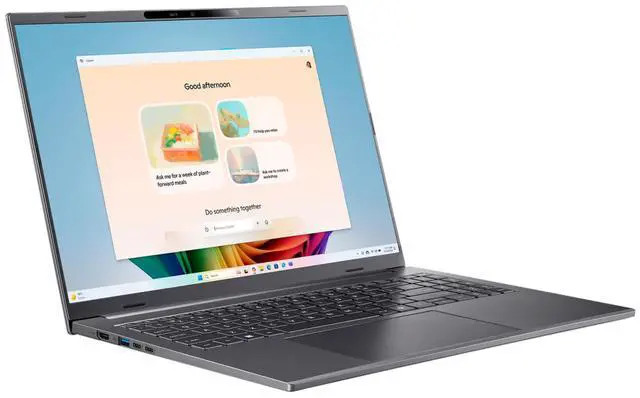 Alt view image 2 of 7 - Acer Aspire 16" WUXGA Touchscreen Business Laptop Intel Core Ultra 9 288V (Beats i9-13900H) Intel ARC 140V Graphics 32GB DDR5 RAM 1TB SSD Backlit KB Wi-Fi 7 BT 5.4 HDMI 2.1 Windows 11 Pro Gray