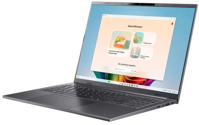 Alt view image 3 of 7 - Acer Aspire 16" WUXGA Touchscreen Business Laptop Intel Core Ultra 9 288V (Beats i9-13900H) Intel ARC 140V Graphics 32GB DDR5 RAM 1TB SSD Backlit KB Wi-Fi 7 BT 5.4 HDMI 2.1 Windows 11 Pro Gray
