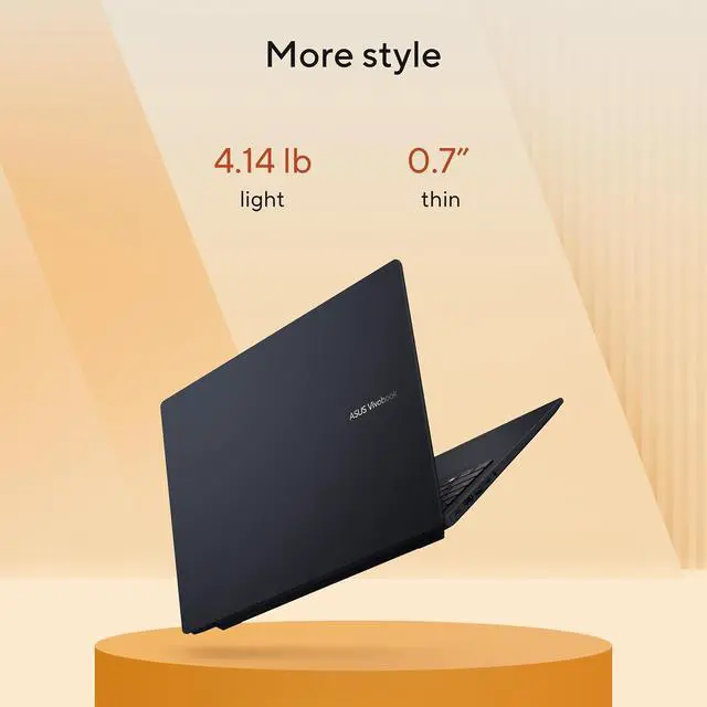 Alt view image 6 of 7 - Asus VivoBook 16" WUXGA Business Laptop AMD Ryzen AI 7 350 (Beat Intel Core Ultra 7 255H) Radeon Graphics 16GB DDR5 RAM 1TB SSD Backlit KB Wi-Fi 6 BT 5.3 Copilot+ FHD Webcam Windsows 11 Pro Blue