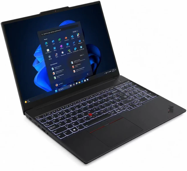 Alt view image 3 of 7 - Lenovo ThinkPad E16 Gen 3 Business 16" WUXGA Intel Core 7 240H (Beat i7-13650HX) Intel Graphics 64GB DDR5 RAM 2TB SSD Wi-Fi 6E BT 5.3 FHD Cam Backlit KB FP HDMI 2.1 RJ-45 48Whr Windows 11 Pro Black