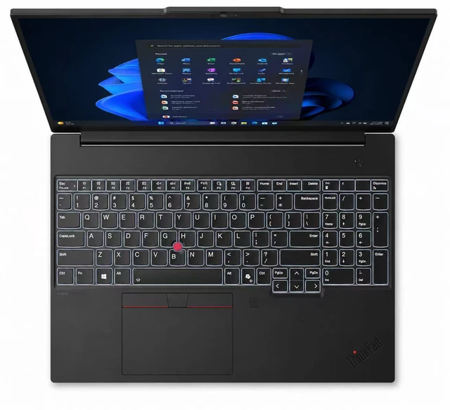 Alt view image 4 of 7 - Lenovo ThinkPad E16 Gen 3 Business 16" WUXGA Intel Core 7 240H (Beat i7-13650HX) Intel Graphics 16GB DDR5 RAM 512GB SSD Wi-Fi 6E BT 5.3 FHD Cam Backlit KB FP HDMI 2.1 RJ-45 48Whr Windows 11 Pro Black