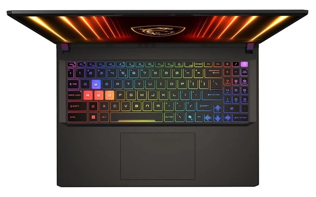 Alt view image 6 of 7 - MSI Vector 16 HX AI 16" 144Hz FHD+ Gaming NVIDIA GeForce RTX 5070 Ti 12GB GDDR7 Intel Core Ultra 7 255HX 32GB DDR5 RAM 2TB SSD RGB Backlit Wi-Fi 6E Bluetooth 5.3 Thunderbolt 5 HDMI 2.1 Win 11 Pro Gray