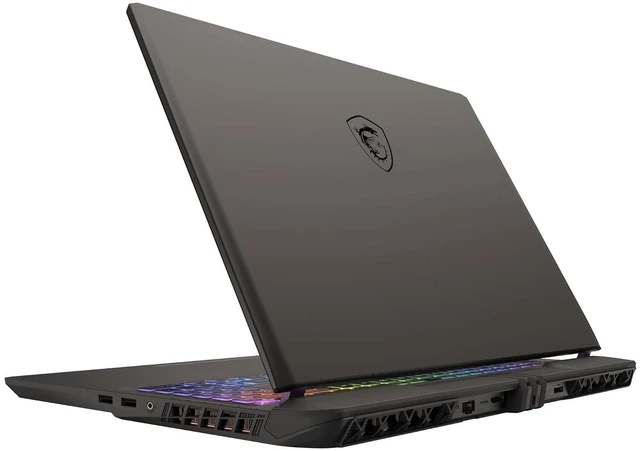 Alt view image 4 of 7 - MSI Vector 16 HX AI 16" 144Hz FHD+ Gaming NVIDIA GeForce RTX 5070 Ti 12GB GDDR7 Intel Core Ultra 7 255HX 32GB DDR5 RAM 1TB SSD RGB Backlit Wi-Fi 6E Bluetooth 5.3 Thunderbolt 5 HDMI 2.1 Win 11 Pro Gray