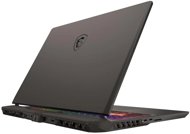 Alt view image 5 of 7 - MSI Vector 16 HX AI 16" 144Hz FHD+ Gaming NVIDIA GeForce RTX 5070 Ti 12G GDDR7 Intel Core Ultra 7 255HX 32GB DDR5 RAM 2TB SSD RGB Backlit Wi-Fi 6E Bluetooth 5.3 Thunderbolt 5 HDMI 2.1 Win 11 Home Gray