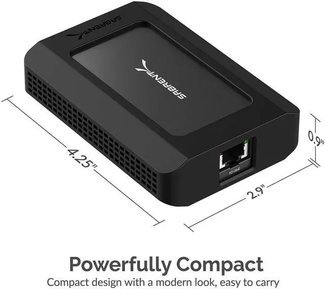 Alt view image 17 of 19 - Sabrent Thunderbolt 3 to 10 Gbps RJ-45 Ethernet Adapter (TH-S3EA)