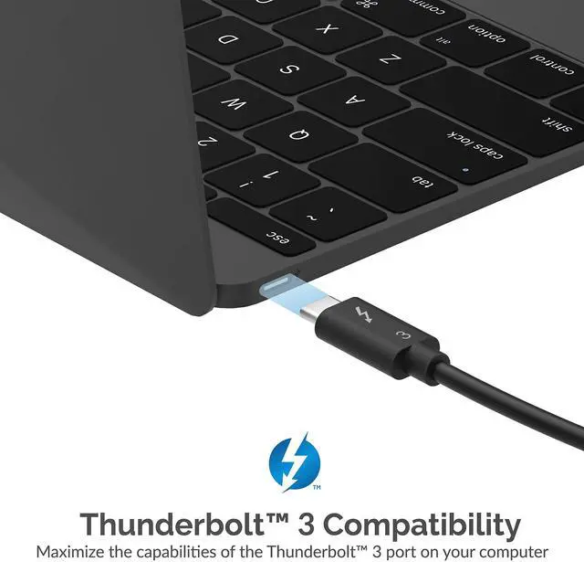 Alt view image 16 of 19 - Sabrent Thunderbolt 3 to 10 Gbps RJ-45 Ethernet Adapter (TH-S3EA)