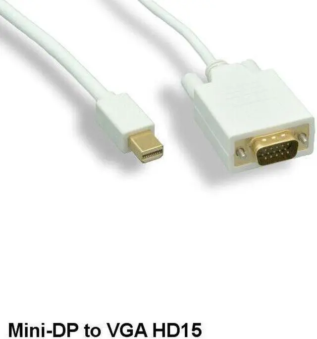 Main image of Kentek 15' Mini DisplayPort to VGA Cable Thunderbolt for MAC Projector Monitor