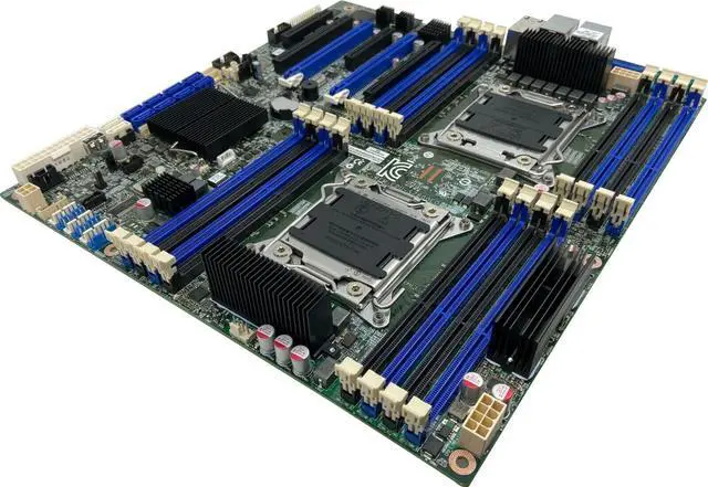 Alt view image 3 of 5 - (NOT FOR HOME PC!) Intel S2600CO Xeon Dual Socket R LGA2011 DDR3 SAS/SATA Server Board (BBS2600CO4)