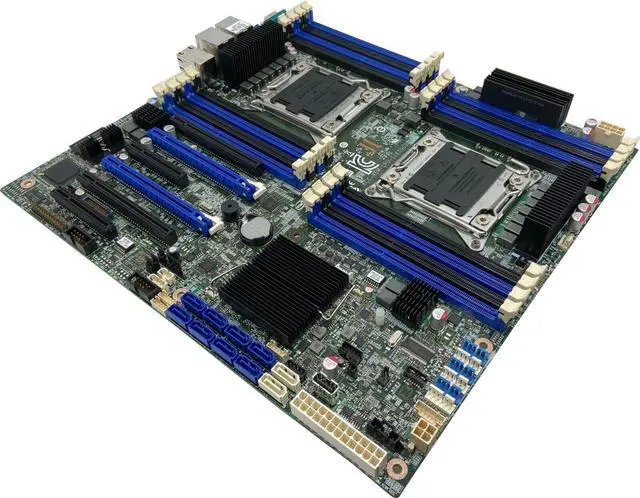 Alt view image 4 of 5 - (NOT FOR HOME PC!) Intel S2600CO Xeon Dual Socket R LGA2011 DDR3 SAS/SATA Server Board (BBS2600CO4)