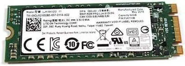 Alt view image 2 of 4 - New Liteon LJH-64V2G M.2 64GB Laptop Solid State Drive Card 9DJ52 09DJ52