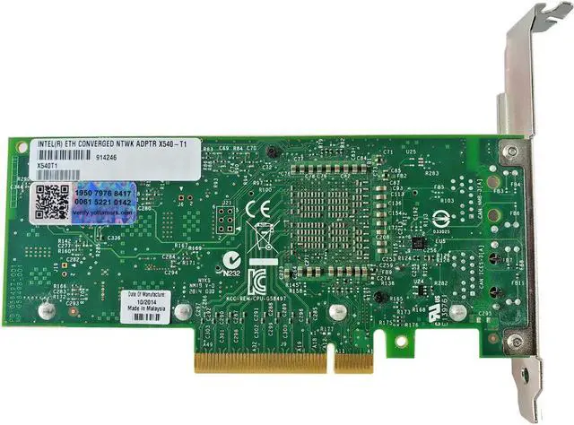 CPU intel X540-T1 Intel Ethernet Converged Network Adapter X540-T1 - Newegg.com