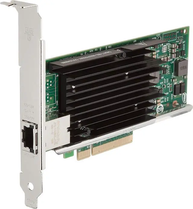 Alt view image 5 of 5 - Intel X540-T1 X540T1BLK YOTTAMARK 1-Port Ethernet Converged Network Adapter