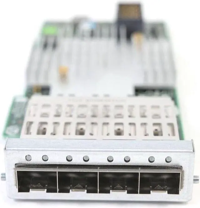 Alt view image 5 of 7 - Dell Quad-Port Input Output Mezzanine SFP Harpoon Card for Storage SC7020 KCVN9