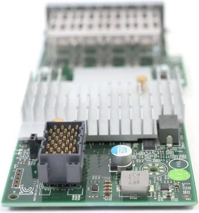 Alt view image 4 of 7 - Dell Quad-Port Input Output Mezzanine SFP Harpoon Card for Storage SC7020 KCVN9